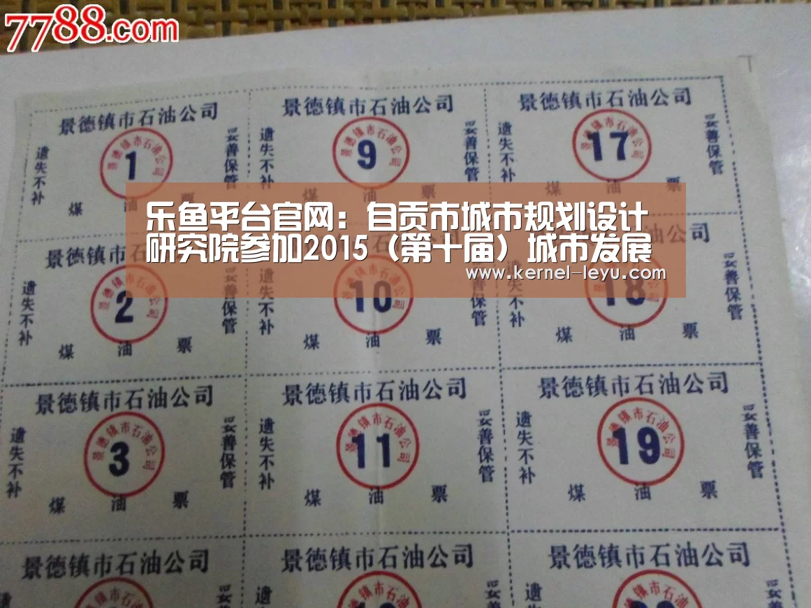 乐鱼平台官网:自贡市城市规划设计研究院参加2015(第十届)城市发展与规划大会(图1) 乐鱼平台官网